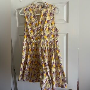 Fate Yellow Sleeveless Dress
